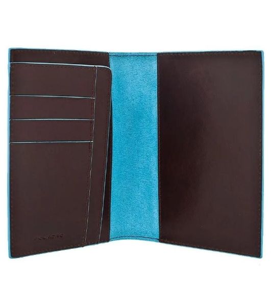 Обложка для паспорта Piquadro Blue Square PP1660B2/MO коричневый натур.кожа