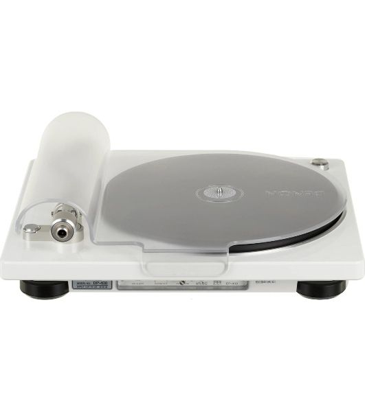 Проигрыватель винила Denon DP-400F, частично автоматический, белый