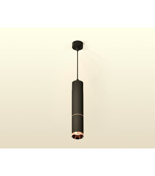 Светильник Ambrella Light XP6323030 SBK/PPG черный песок/золото розовое полированное MR16 GU5.3
