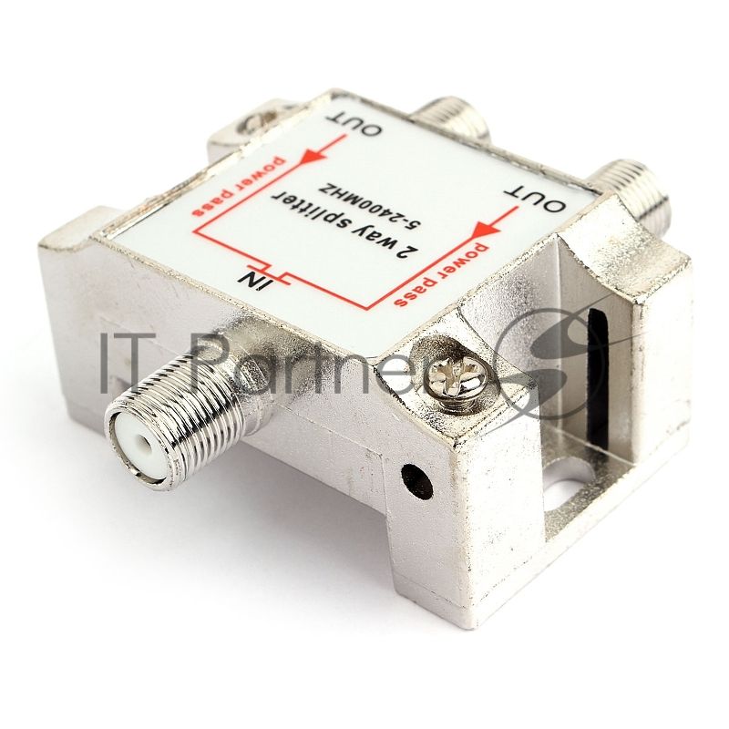 Разветвитель на 2 телевизора, Cablexpert AS-TV-PP-02, Power Pass 5-2400MHZ