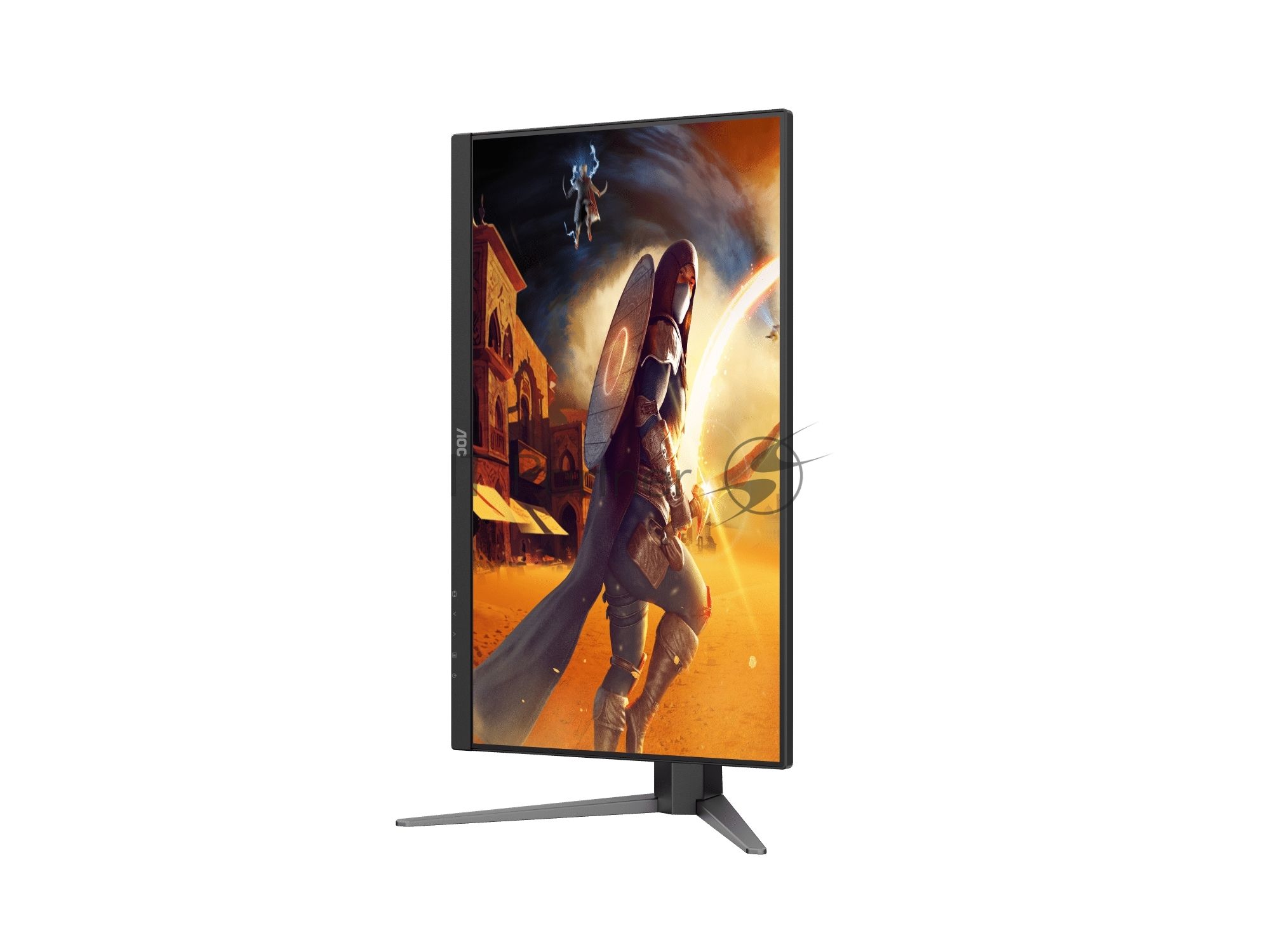 Монитор 27" AOC Q27G4Z IPS 2560x1440, 260 Гц, 1 мс, 16:9, 350 кд/м², HDMI 2.0, DP 1.4, 3.5 Jack, FreeSync, Flicker-Free, VESA 100x100, черный/красный