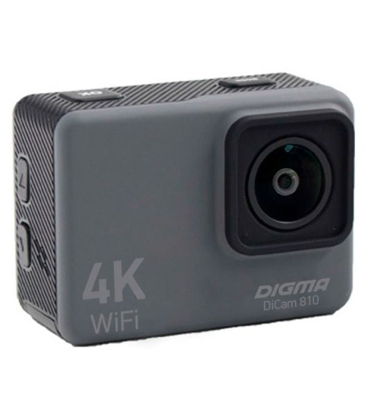 Экшн-камера Digma DiCam 810 серый