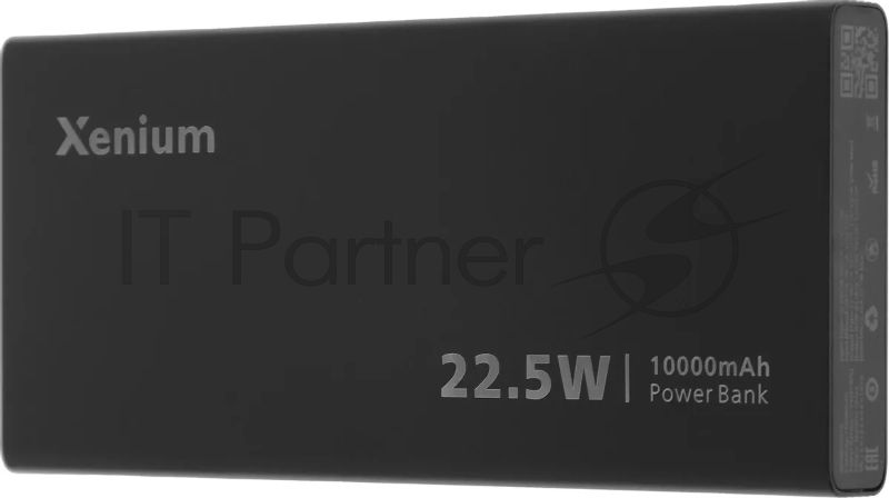 Портативный аккумулятор Xenium CTP2210 10000mAh 22.5W 5A черный (CTP2210BK/00)