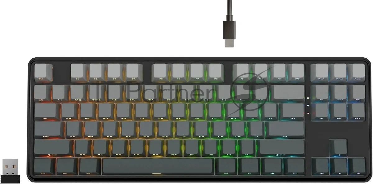 Клавиатура Redragon Star Blade Pro гибридная, USB Type-A, Bluetooth, радиоканал, чёрный