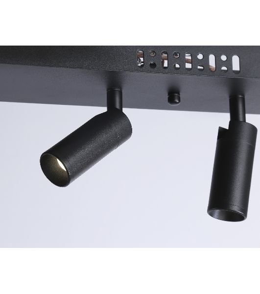 Светильник Ambrella light FL5278/3+2 BK черный 59W 3000K/4200K/6400K+4200K 800*20*1200 (ПДУ ИК)