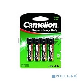 Элемент питания солевой Camelion R R6 BL-4 (блист.4шт) 1.5 В