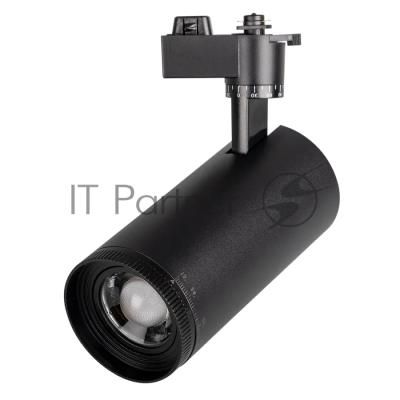 Прожектор трековый PTR 0728 ZOOM 28w BL ZOOM Черный