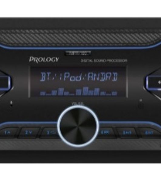 Автомагнитола Prology MPR-100, 2 DIN, Bluetooth, USB Type-A, AUX, пульт ДУ