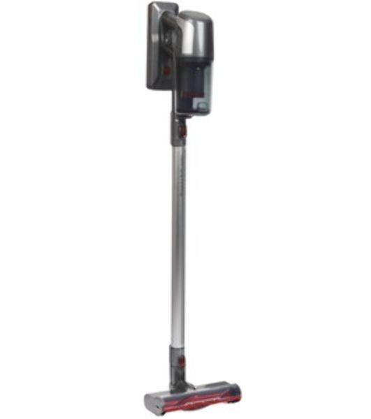 Пылесос вертикальный BRAYER BR4265 серый, питание от аккумулятора, 320 Вт, уборка сухая, пылесборник 0.5 л
