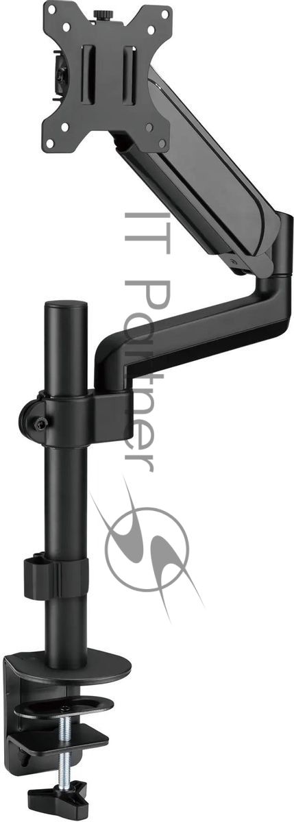 Кронштейн для мониторов ЖК Digma D-MM201 черный 17"-32" макс.9кг крепление к столешнице поворот и наклон
