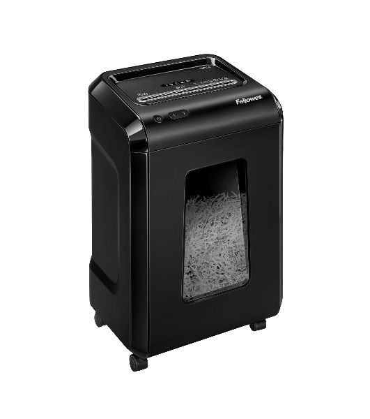 Шредер Fellowes Powershred 92Cs FS-1719301 P-4, 4х38мм, 18лст., 25лтр., уничтожает: скобы, карты, скрепки, CD