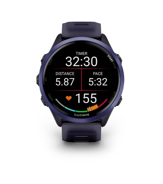 Умные часы Garmin Forerunner 970, 1.4" AMOLED, Wi-Fi, Bluetooth, NFC, 50м, фиолетовый