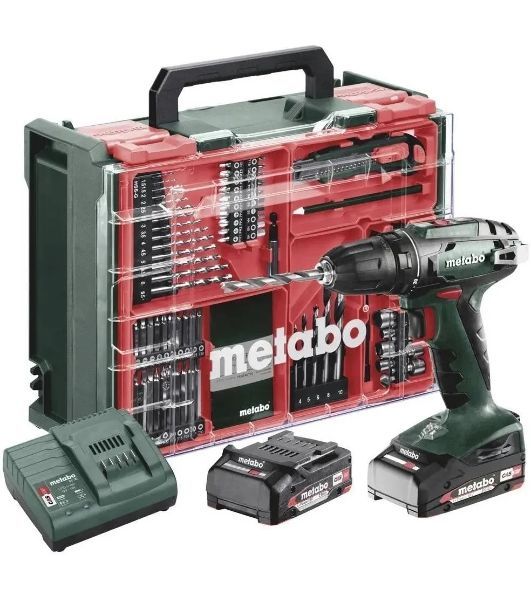 Дрель ударная Metabo BS 18 Set патрон:быстрозажимной реверс (кейс в комплекте) (602207710)
