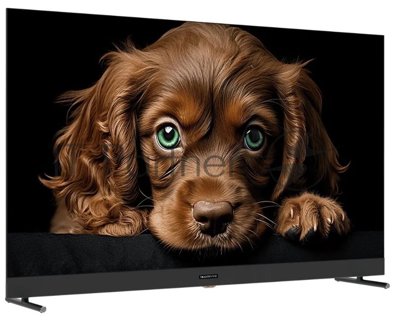 Телевизор TopDevice 50'' TDTV50DQ08U черный VA-QLED UHD 60Hz Smart TV 2GB/16GB