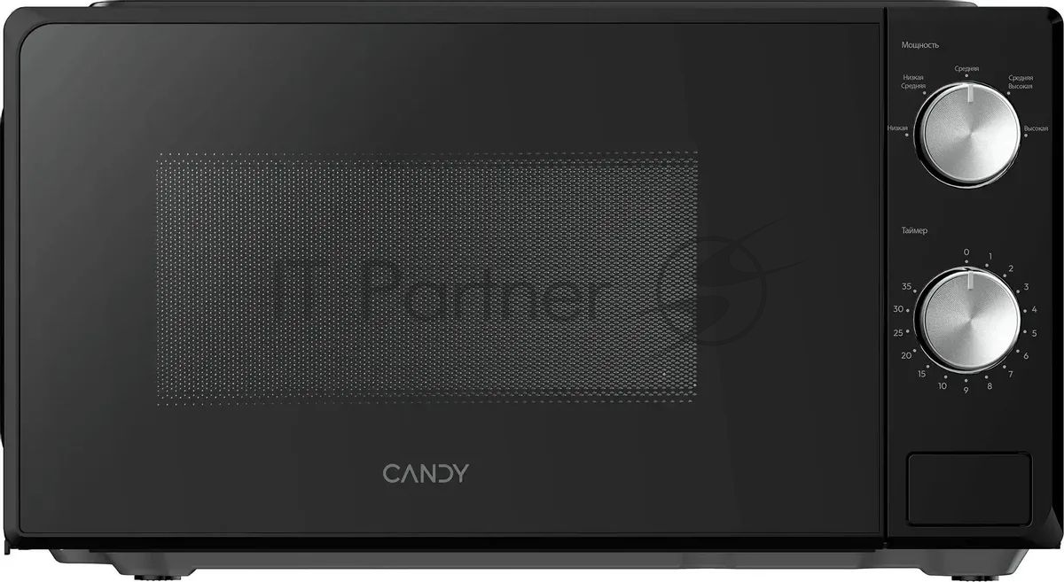 Микроволновая печь Candy CMWO-MM207BA черный, 20 л, 700 Вт, переключатели - поворотный механизм