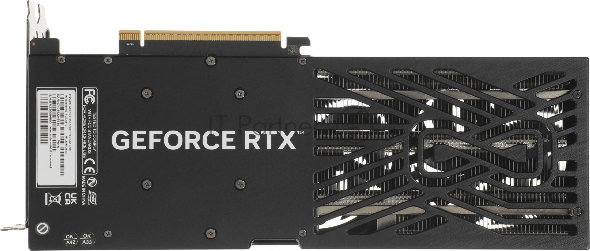 Видеокарта Palit GeForce RTX 5060 Ti Infinity 3, 16 GB GDDR7, 128 bit, 3xDisplayPort, HDMI, GPU 2407 MHz