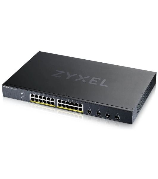 Коммутатор Smart L3 Lite PoE+ Zyxel NebulaFlex XGS1935-28HP, rack 19", 24xGE PoE+, 4xSFP+, бюджет PoE 375 Вт