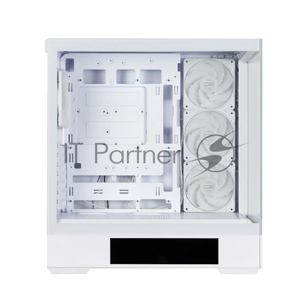 Компьютерный корпус ZALMAN P40 DS, ATX, белый, WINDOW, 9.1-inch LCD screen, 2xCombo(2.5” or 3.5”), 1x2.5”, 1xUSB TYPE-C, 2xUSB 3.0, SIDE 3x120мм ARGb, REAR 1x120мм ARGb