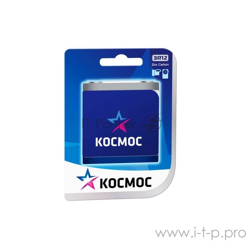 Элемент питания Космос солевой "квадрат" 3R12 1BL (блист.1шт)