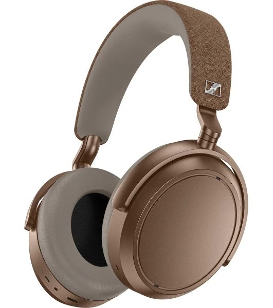 Беспроводные/проводные наушники Sennheiser Momentum 4 Wireless коричневый, полноразмерные, Bluetooth + проводной, активное шумоподавление, до 60 ч