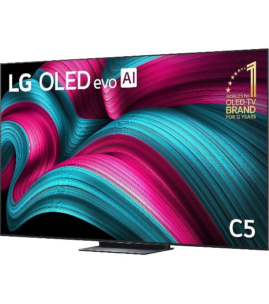 Телевизор LG 83" OLED83C5RLA черный/серебристый OLED UHD 144Hz Smart TV 4GB/16GB