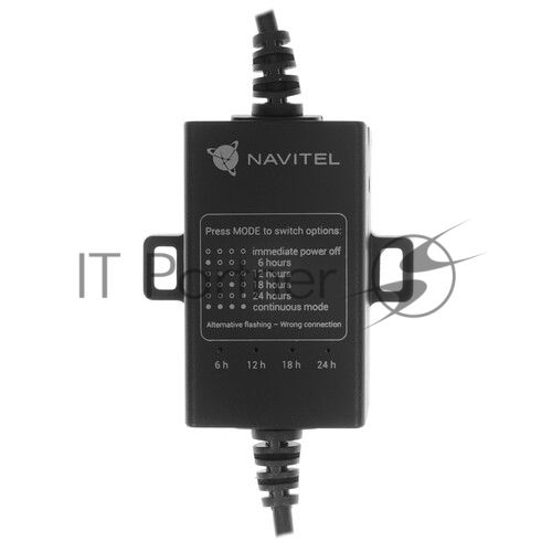 Контроллер питания Navitel Smart Box Max черный 4.5м Вход 1240 В, выход 5В 2А, защита от разряда аккумулятора, таймер (упак.:1шт)