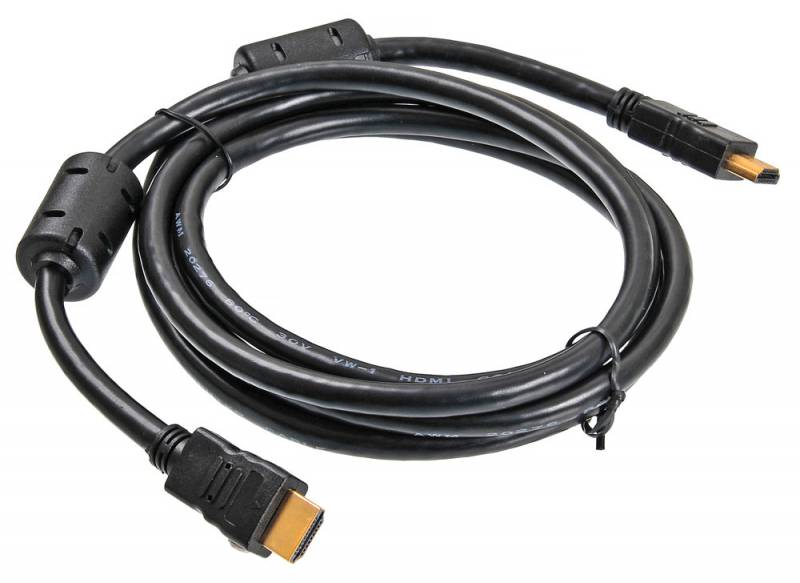 Кабель аудио-видео Buro HDMI (m)/HDMI (m) 1.8м. феррит.кольца черный