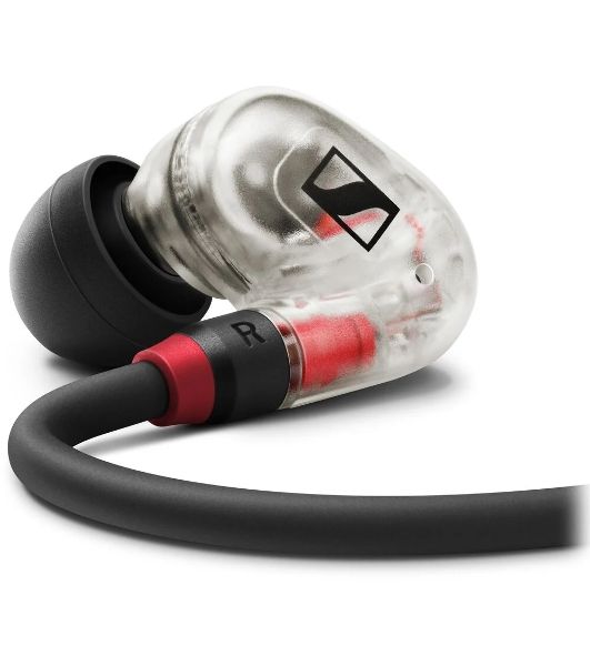 Наушники Sennheiser 508941/ внутриканальные 20-18000Гц съемный кабель 1,3м, 3.5мм 115дБ Ушные вставки трех размеров, прозрачные