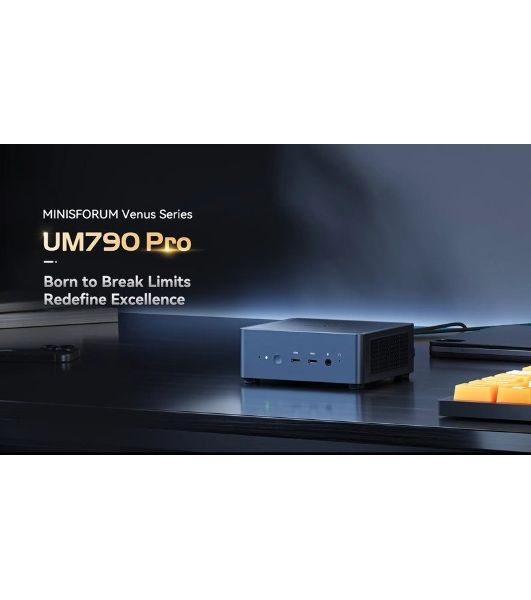 Мини ПК Minisforum UM790Pro/16Gb+512Gb (AMD R9 7940HS) 16Gb+512Gb, AMD Radeon780M, Win 11Pro