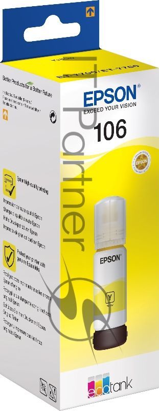 Чернила Epson 106Y C13T00R440 желтый (70 мл) для Epson L7160/7180