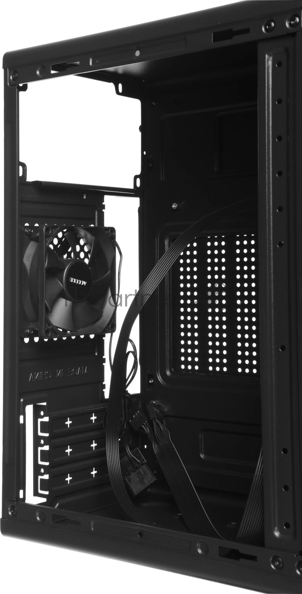 Компьютерный корпус Accord Entry ACC-2054B черный без БП mATX 1x80мм 2xUSB 2.0 audio