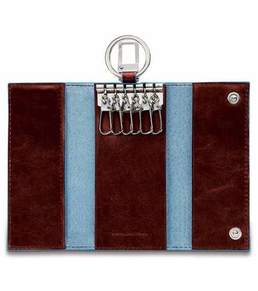 Ключница Piquadro Blue Square PC1397B2/MO, коричневый