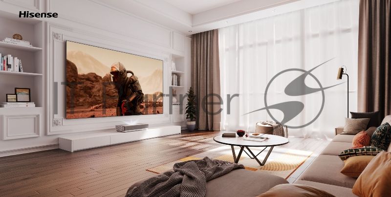 Телевизор Hisense 100" 100L5H серебристый лазерный Laser UHD 60Hz Vidaa