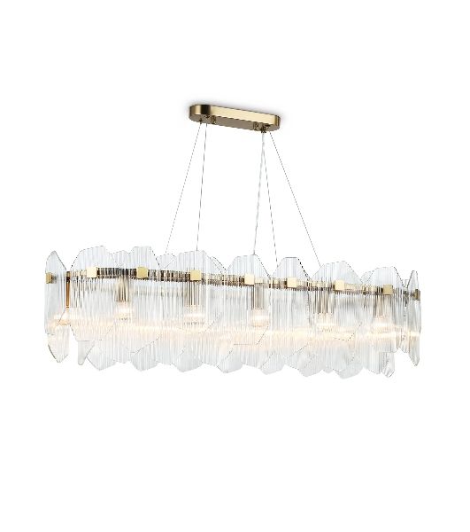 Светильник Ambrella light LH31255/12 BS/CL латунь/прозрачный E14*12 max 40W 1000*340*270