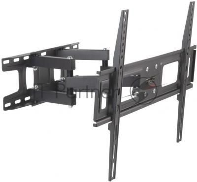 Кронштейн для телевизора Arm Media LCD-418 черный 32"-65" макс.35кг настенный поворотно-выдвижной и наклонный
