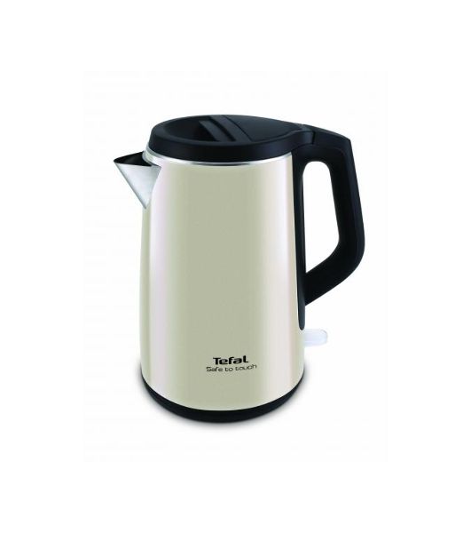 Чайник Tefal KO371I30 1.5л. 2200Вт бежевый/черный (металл)