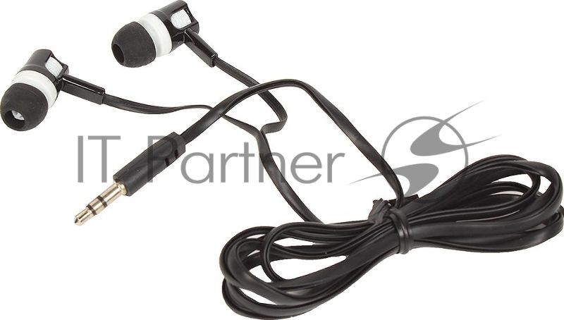 Наушники Defender вставки Basic 609 черный/белый