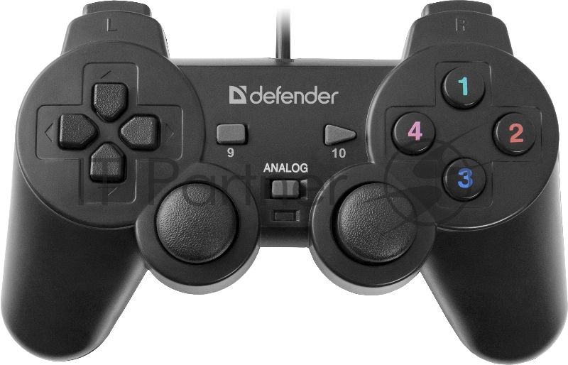Геймпад Defender Omega USB, Проводной геймпад, 12 кнопок, 2 стика