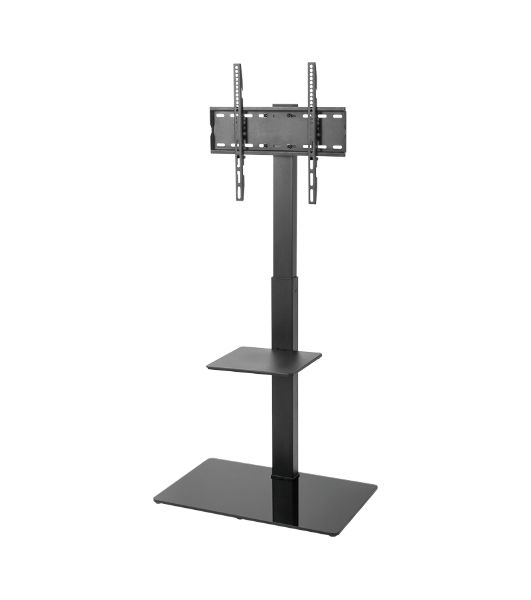 Напольная стойка с кронштейном для телевизора Rexant 32"-55" дюймов с дополнительной полкой для медиаоборудования серия Profi