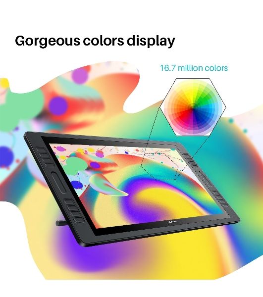 Графический монитор Huion Kamvas Pro 20 (2019), 19.5", 1920x1080, 8192 уровней, HDMI