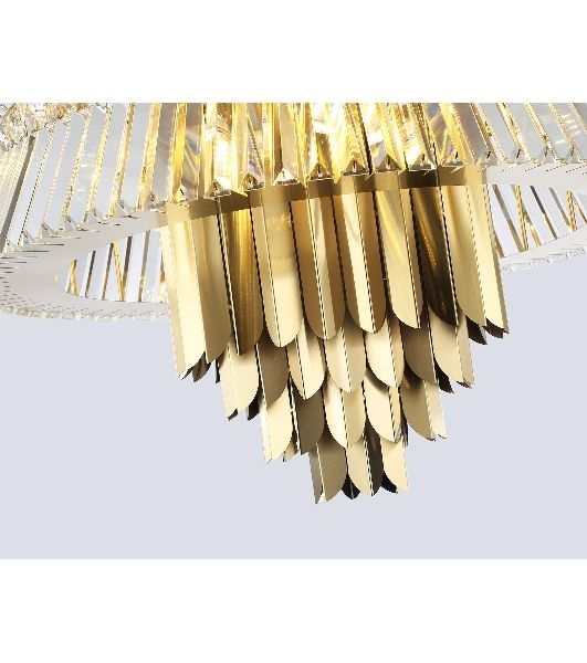 Люстра Ambrella light LH41023/18 BS/CL латунь/прозрачный E14*18 max 40W D700*750
