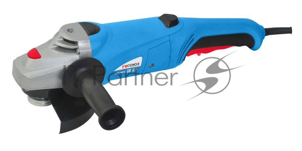 Машина углошлифовальная СОЮЗ УШС-9015 150мм, 1600Вт, 9500об/мин, блок. шпинд. удлинен.рукоятка [УШС-9015]