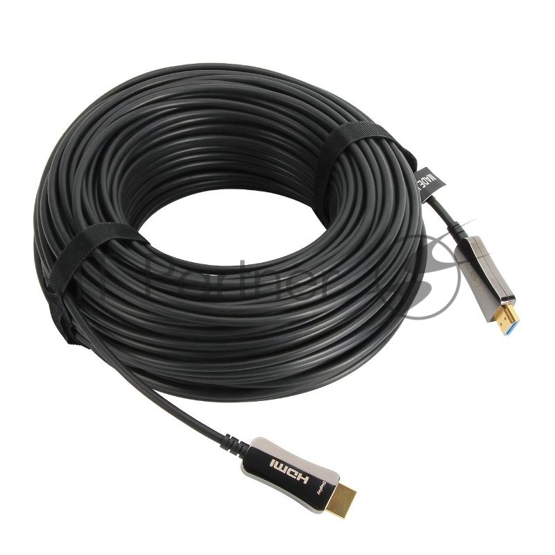Активный оптический кабель HDMI 19M/M,ver. 2.0, 4K@60 Hz 80m VCOM