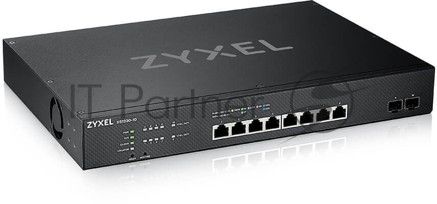 Коммутатор Zyxel XS1930-10, 8×10G (Multi-Gig) + 2×SFP+, L3 Lite, управляемый