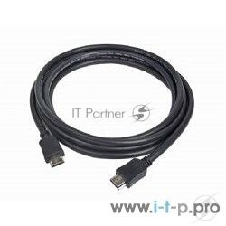 Кабель HDMI Gembird, 7.5м, v1.4, 19M/19M, черный, поз.разъемы, экран, пакет CC-HDMI-4-7.5M