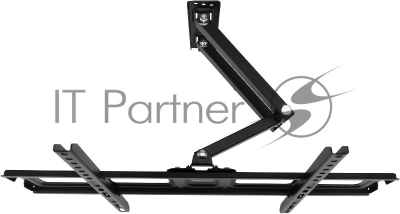 Кронштейн для телевизора Buro MF2 черный 32"-70" макс.35кг настенный поворотно-выдвижной и наклонный