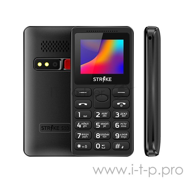 Мобильный телефон BQ Strike S10 черный SC6531E