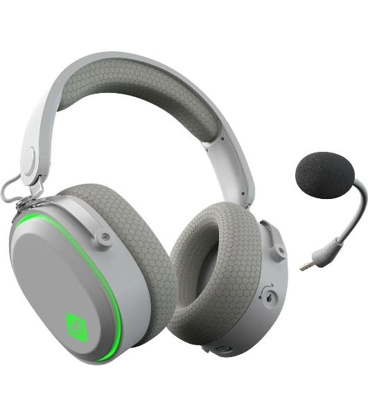 Беспроводные/проводные наушники GMNG GG-HS405W белый, полноразмерные, Bluetooth + радиоканал + проводной, до 40 ч