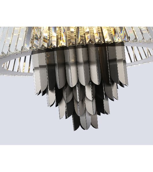 Люстра Ambrella light LH41026/18 BK/CL черный/прозрачный E14*18 max 40W D700*750