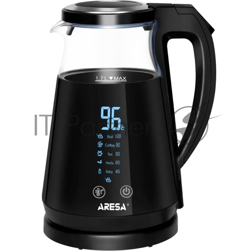 Чайник ARESA AR-3463, 1.7л, 2000Вт, нерж.ст
